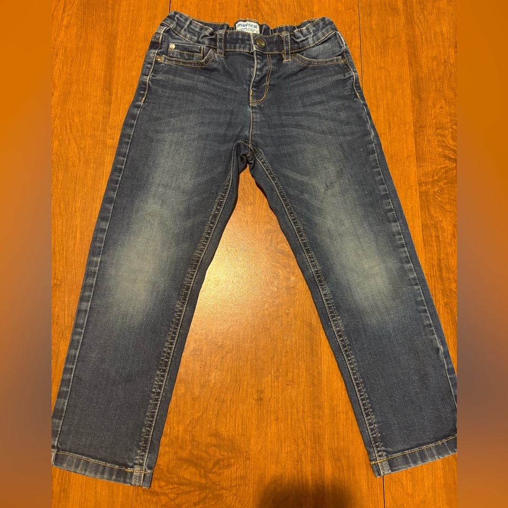 Mayoral boys jeans sz 5 (soft denim)